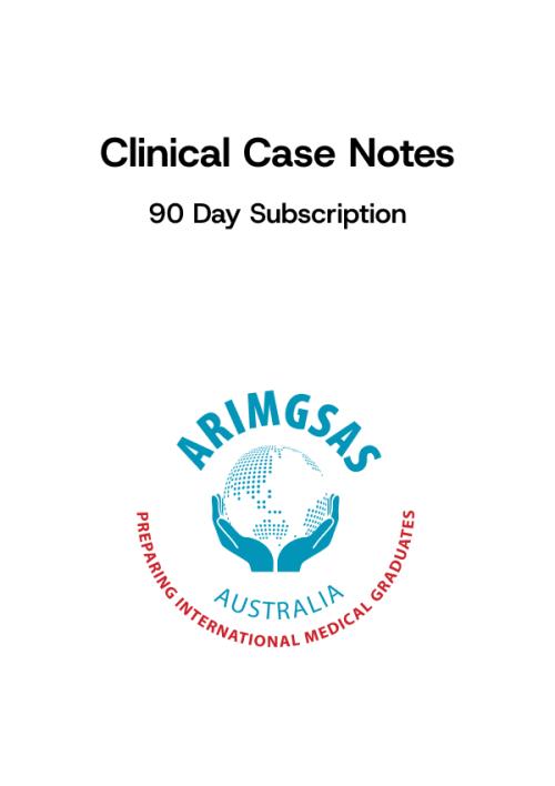 Clinical Case Notes (Updated 2020) - 90 Day Subscription