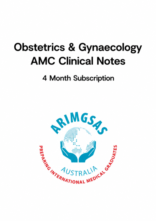 Obstetrics & Gynaecology - AMC Clinical Notes - 120 Day Subscription