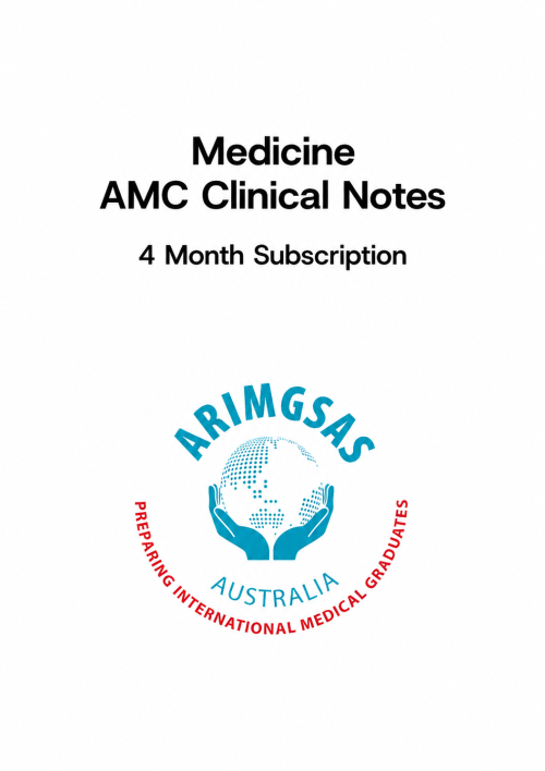 Medicine - AMC Clinical Notes - 4 Month Subscription
